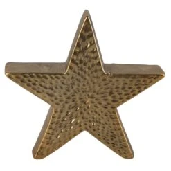 Standdeko - Stern - Aus Keramik - Ca. 14 X 3,5 X 13 Cm