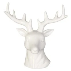 Hirschkopf - Aus Keramik - Ca. 17,5 X 10 X 19 Cm