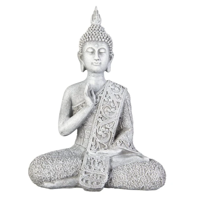Buddha - Aus Polyresin - Ca. 15,5 X 9 X 20,5 Cm