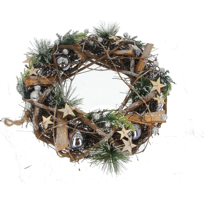 Kranz Aus Naturmaterialien - Ca. 35 X 10 Cm