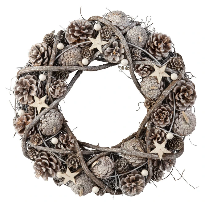 Dekokranz - Aus Holz - Ă = Ca. 34 Cm â Bild 2