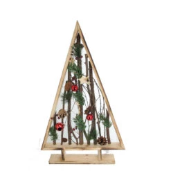 Rahmen Baumsilhouette - Dekoriert - Ca. 61 X 38 Cm