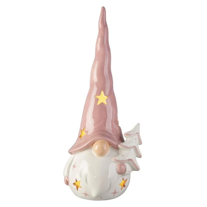 LED-Wichtel - Aus Dolomit - Ca. 12 X 11 X 29,5 Cm