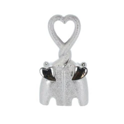 Elefantenpärchen Silber - Ca. 17,5 X 6,5 X 30 Cm