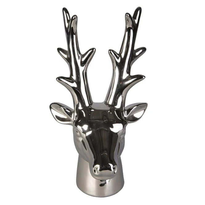 Rentierkopf - Aus Keramik - Ca. 13,5 X 12,5 X 24,5 Cm