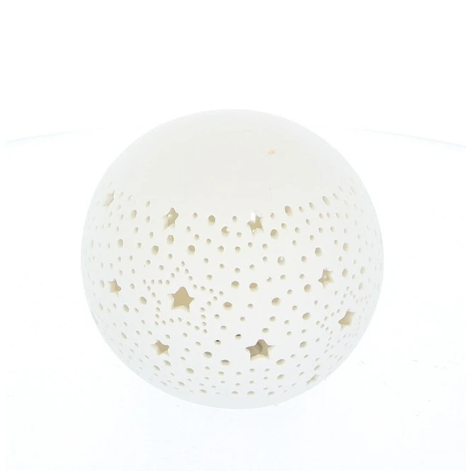LED Kugel Mit Sternen - Ca. 13 X 13 X 12 Cm