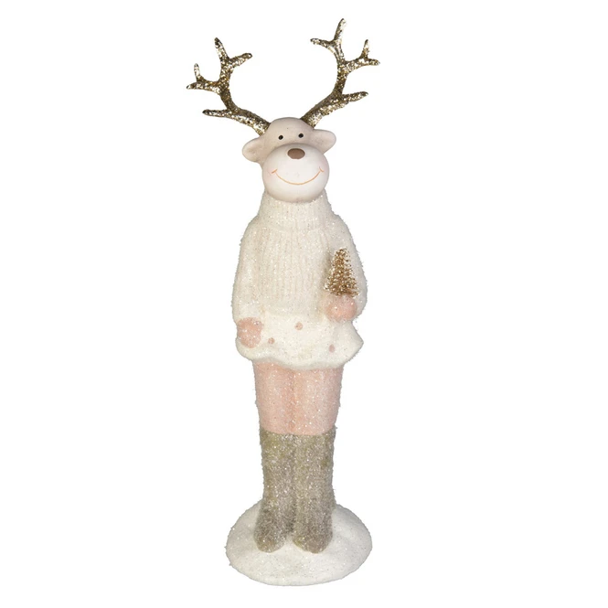 Rentier - Aus Keramik - Ca. 8 X 7 X 28,5 Cm â Bild 2