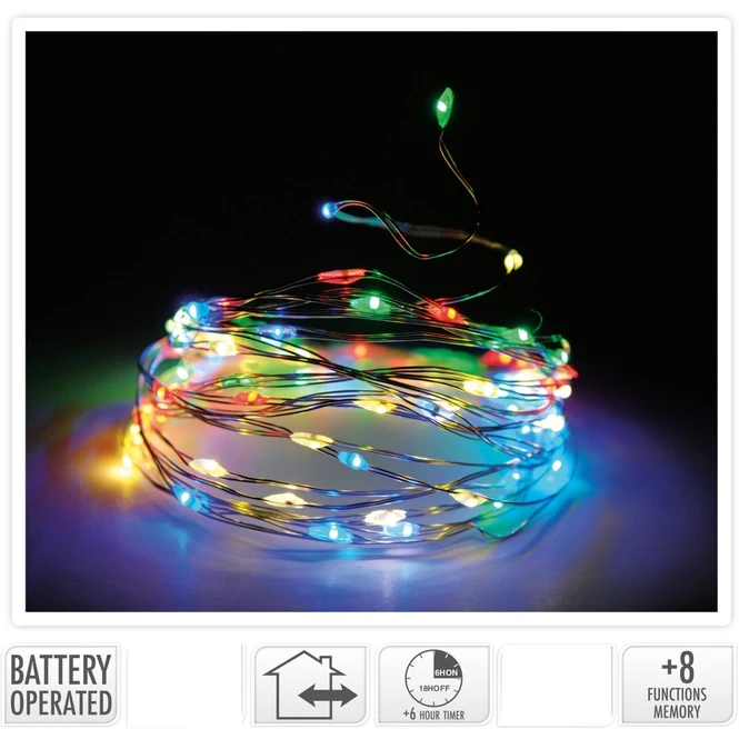 160er LED-Lichterdraht - Ca. 7,95 M