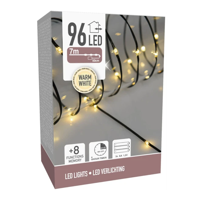 96er LED-Lichterdraht - Ca. 7,2 M