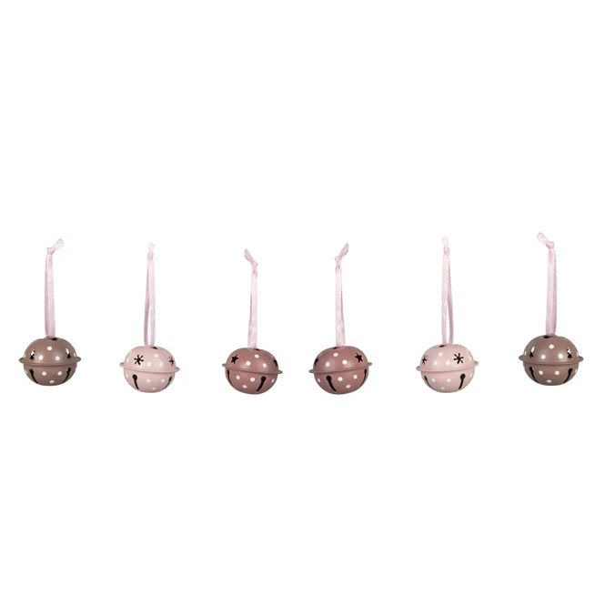 Deko-Glöckchen - Ø = Ca. 4 Cm - 6 Stück - 1 Set