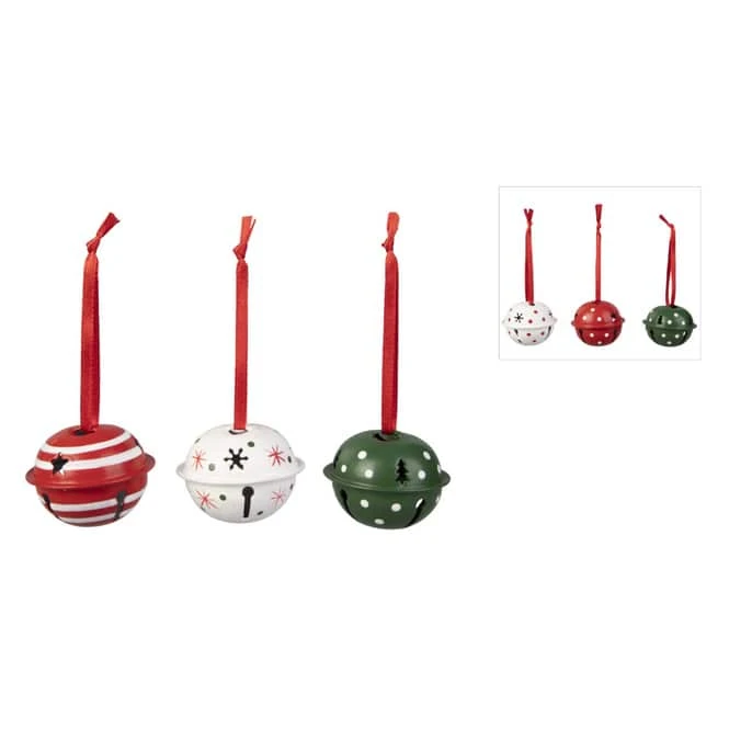 Deko-Glöckchen - Ø = Ca. 4 Cm - 6 Stück - 1 Set – Bild 3
