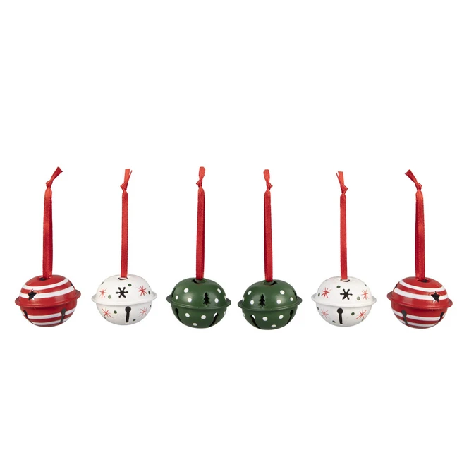Deko-Glöckchen - Ø = Ca. 4 Cm - 6 Stück - 1 Set – Bild 2