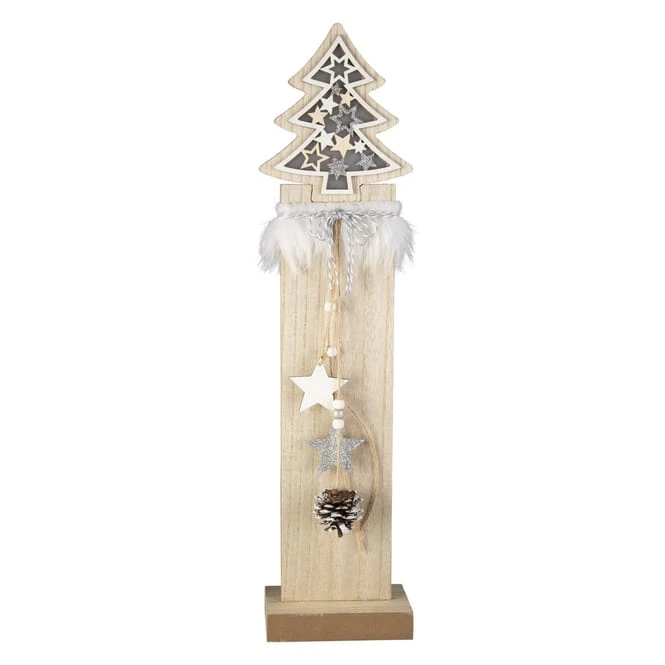 LED-Standdeko - Baum - Aus Holz - Ca. 13 X 7 X 54 Cm â Bild 2