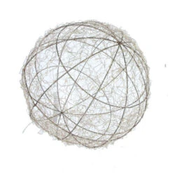 Kugel Gold Mit LED - Ca. 30 Cm