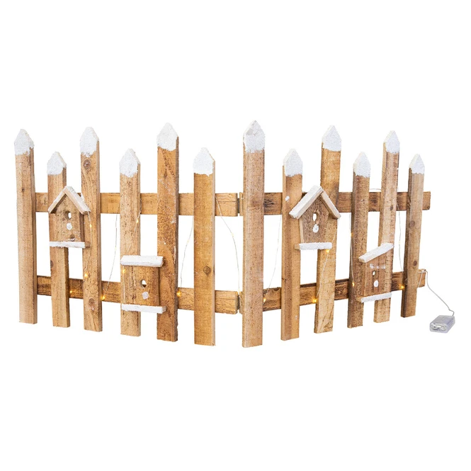 LED-Zaun - Aus Holz - Ca. 98 X 4 X 40 Cm â Bild 2
