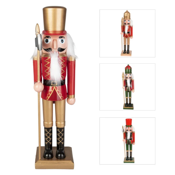 Deko-Nussknacker - Aus Holz - Ca. 38 Cm - 1 StĂĽck