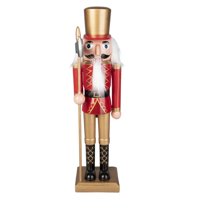 Deko-Nussknacker - Aus Holz - Ca. 38 Cm - 1 Stück – Bild 2