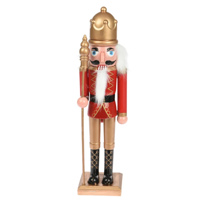 Deko-Nussknacker - Aus Holz - Ca. 38 Cm - 1 Stück – Bild 5