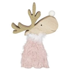 Rentier - Aus Holz - Ca. 13,5 X 2 X 20 Cm