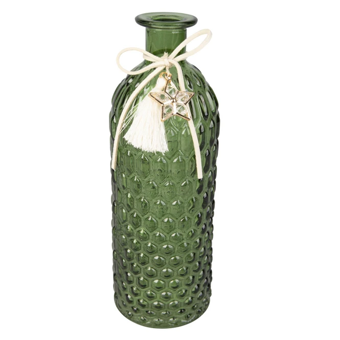 Vase - Aus Glas - Ca. 7 X 20 Cm â Bild 2