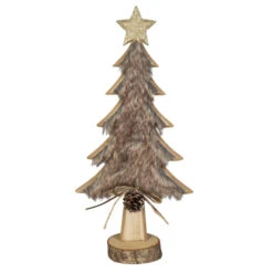 Dekobaum - Aus Holz - Ca. 17,5 X 7 X 36 Cm