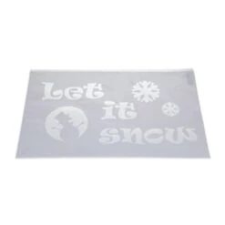 Weihnachtsschablone - Ca. 50 X 30 Cm - 1 StĂŒck