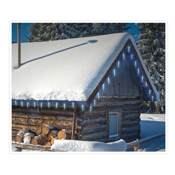 40er LED-Lichterkette - Eiszapfen - Ca. 570 Cm