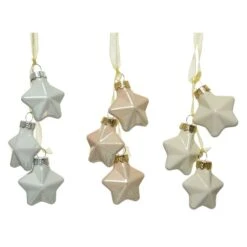 DekohÀnger - Sterne - Ca. 3,5 X 2 X 4 Cm - 1 Set
