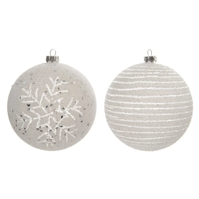 Christbaumkugel - Aus Glas - Ø = Ca. 8 Cm - 1 Stück – Bild 2