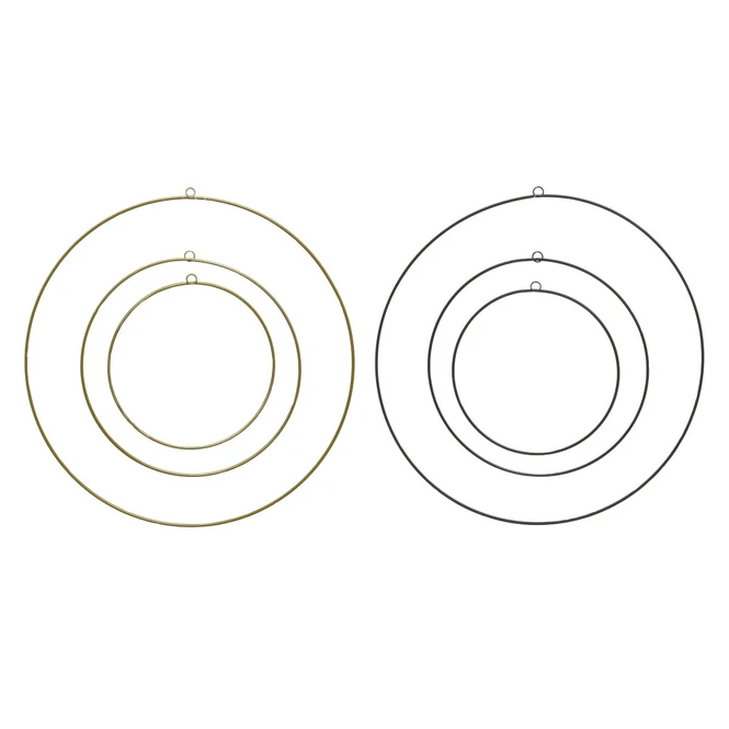 Dekohänger - Ringe - 3 Stück - 1 Set – Bild 4