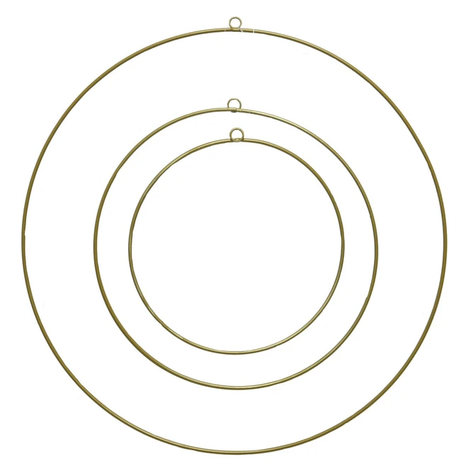 Dekohänger - Ringe - 3 Stück - 1 Set