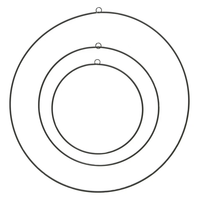 Dekohänger - Ringe - 3 Stück - 1 Set – Bild 3