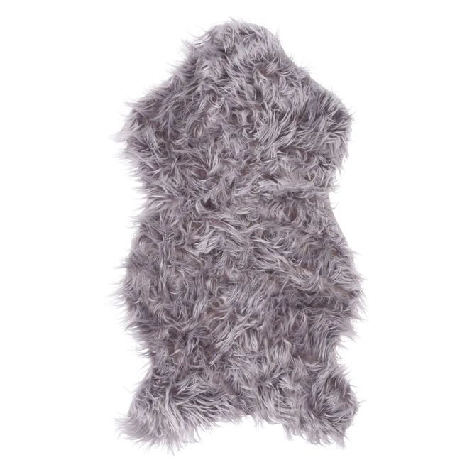 Dekofell - Ca. 50 X 90 Cm - Grau