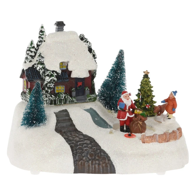 LED-Standdeko - Weihnachtsszene - Ca. 20 X 14 X 14,5 Cm - 1 StĂŒck â Bild 2