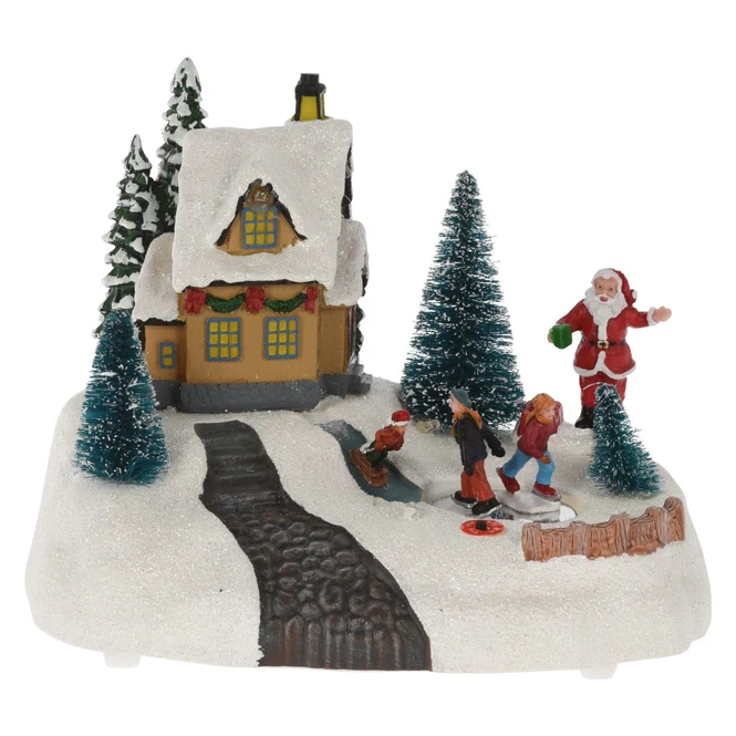 LED-Standdeko - Weihnachtsszene - Ca. 20 X 14 X 14,5 Cm - 1 StĂŒck â Bild 5