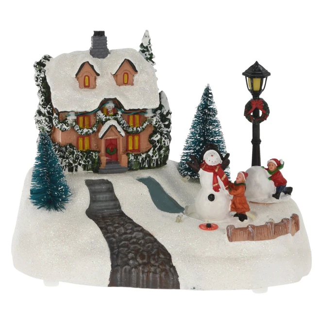 LED-Standdeko - Weihnachtsszene - Ca. 20 X 14 X 14,5 Cm - 1 StĂŒck