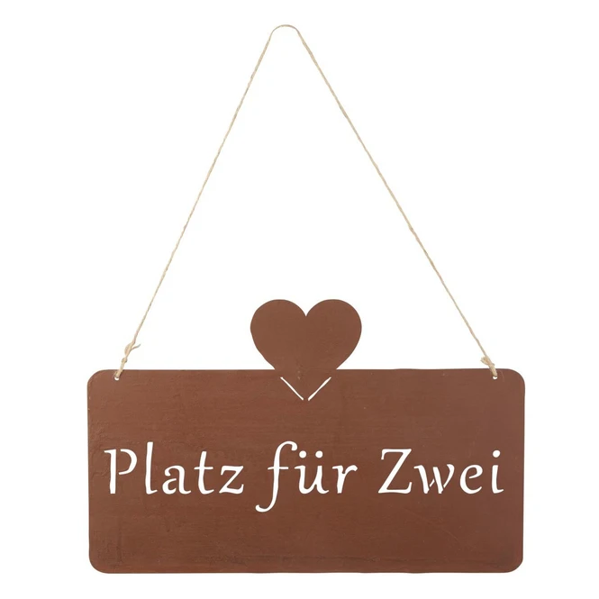 Dekohänger - Platz Für Zwei - Ca. 33 X 21 Cm