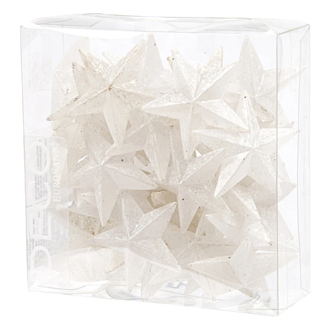 Streudeko - Sterne - Ø = Ca. 3,5 Cm - Weiß – Bild 2