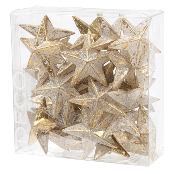 Streudeko - Sterne - Ă = Ca. 3,5 Cm - Gold â Bild 3