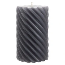 Stumpenkerze - Zara - Ca. 7 X 14 Cm - Anthrazit