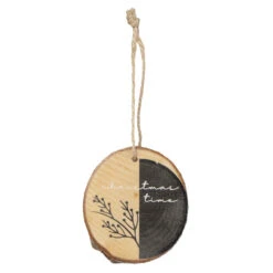 Out Of The Blue Dekohänger - Scheiben - Aus Holz - Ca. 15 X 7 Cm - 8 Stück