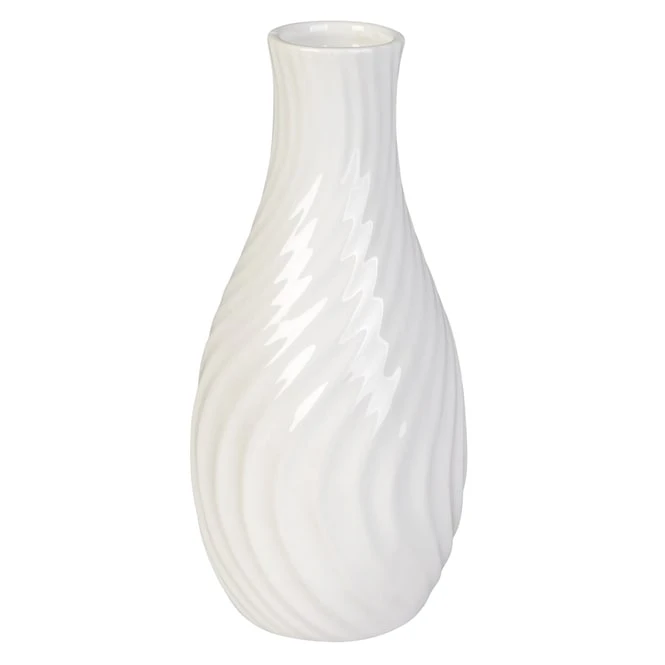 Vase - Aus Dolomit - Ca. 11,5 X 11,5 X 24,5 Cm