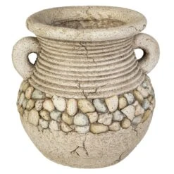 Pflanzgefäß - Krug - Aus Magnesia - Ca. 29,5 X 31 X 30 Cm