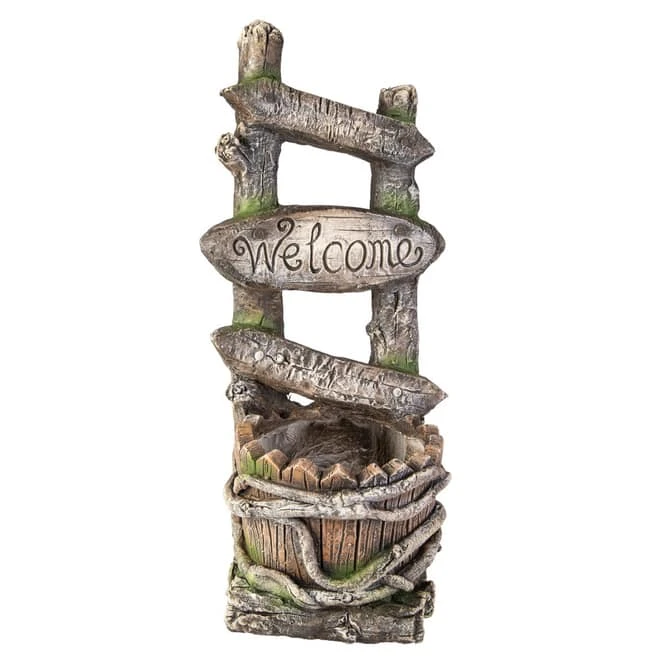 Pflanzgefäß - Eimer - Aus Magnesia - Ca. 28 X 26 X 61 Cm