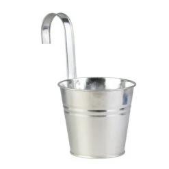 Hängepflanztopf - Silber - Aus Metall - Ca. 14 X 24 Cm