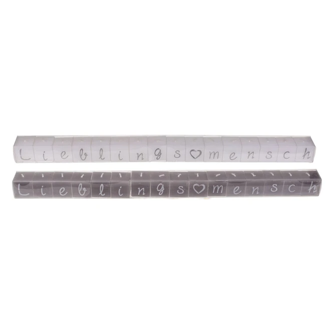 Out Of The Blue Kerzen - Lieblingsmensch - Ca. 3 X 3 X 3 Cm - 16-teilig - 1 Set â Bild 3