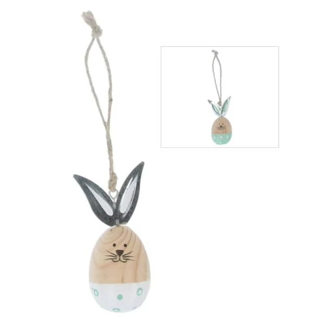 Dekohänger - Hase - Aus Holz - Ca. 4 X 4 X 8 Cm - 1 Stück – Bild 2