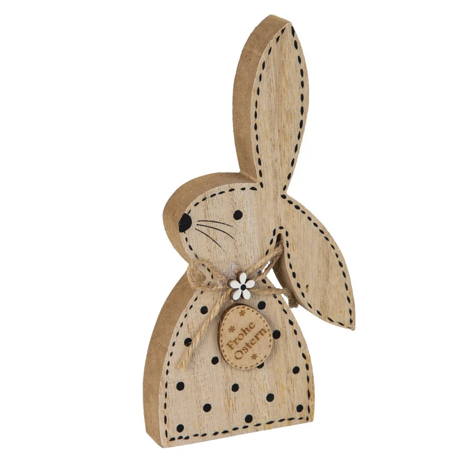 Dekohase - Aus Holz - Ca. 9 X 2 X 18 Cm â Bild 3