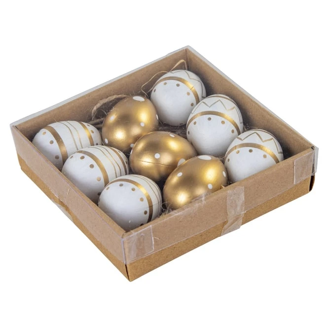 Dekohänger - Eier - Ca. 3 X 4 Cm - 9 Stück – Bild 3