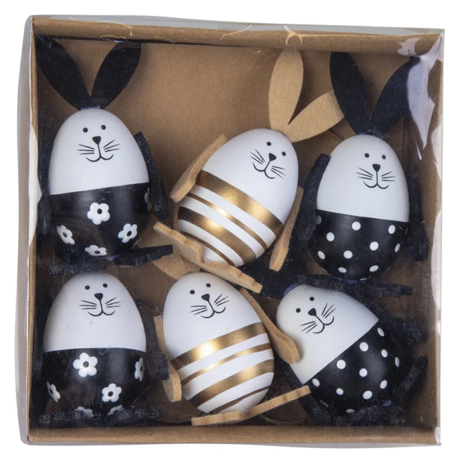 Dekohänger - Hasen - Ca. 10 Cm - 6 Stück – Bild 3